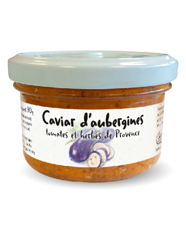 Caviar d'aubergines 90 grs