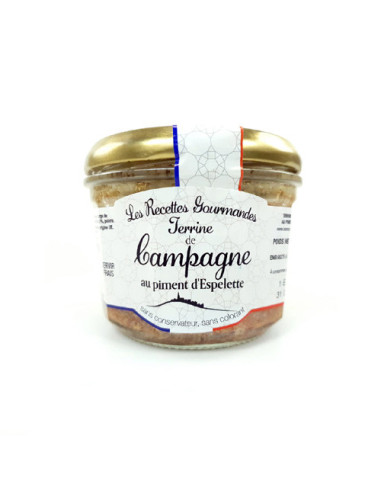Terrine de Campagne au piment d'espelette 90g